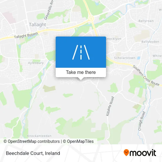 Beechdale Court map