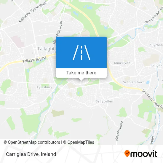 Carriglea Drive map