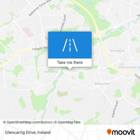 Glencarrig Drive map