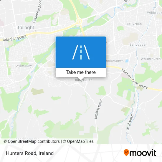 Hunters Road map
