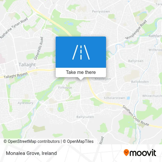 Monalea Grove map