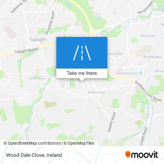 Wood Dale Close map
