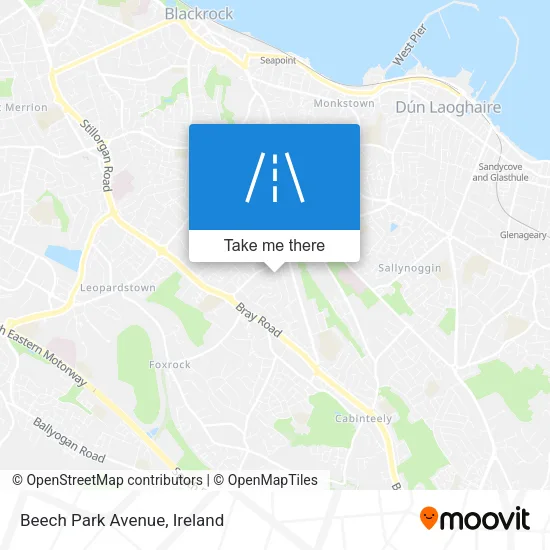 Beech Park Avenue map