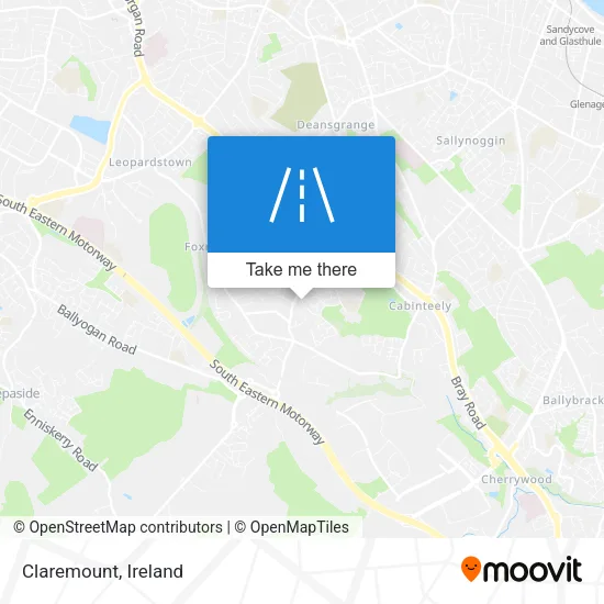 Claremount map
