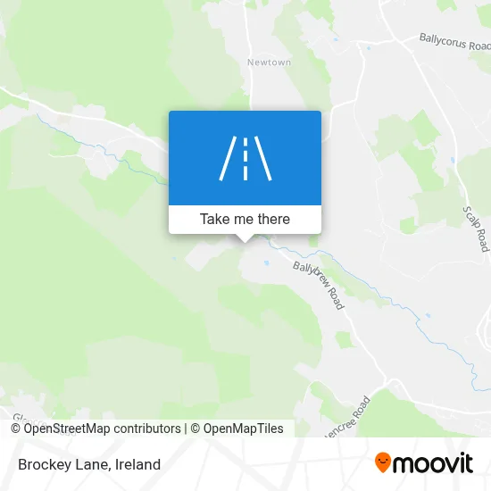 Brockey Lane map