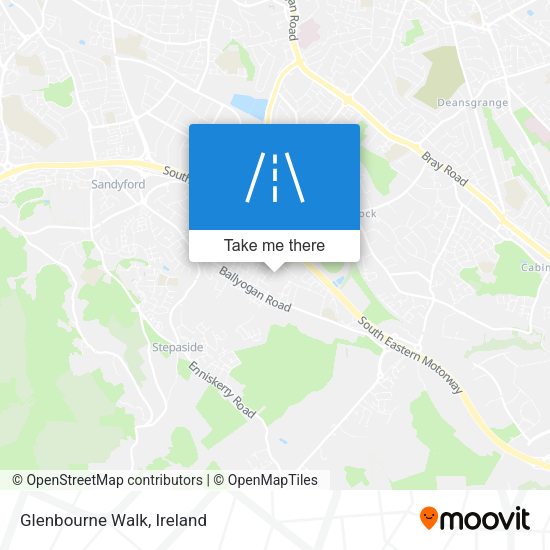 Glenbourne Walk map