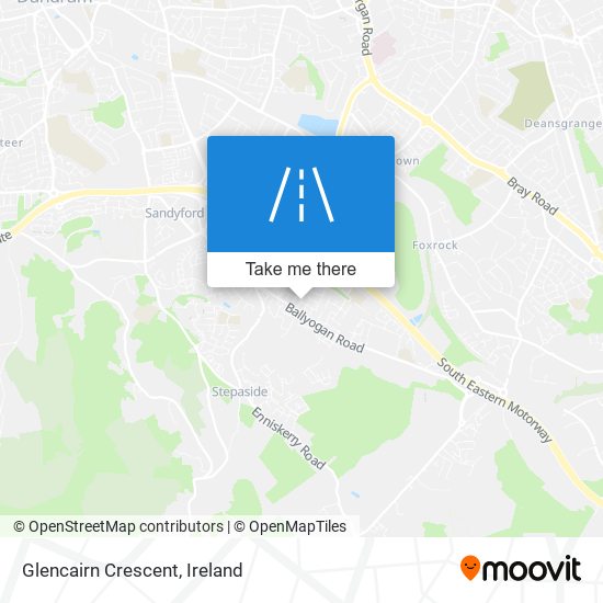 Glencairn Crescent map