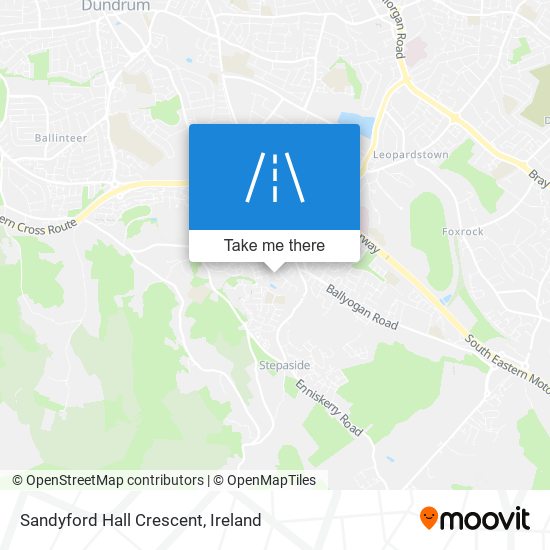 Sandyford Hall Crescent map