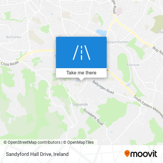 Sandyford Hall Drive plan