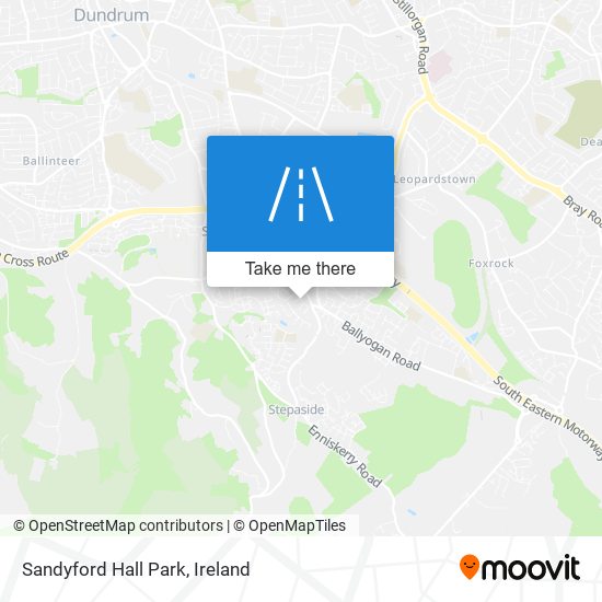 Sandyford Hall Park map