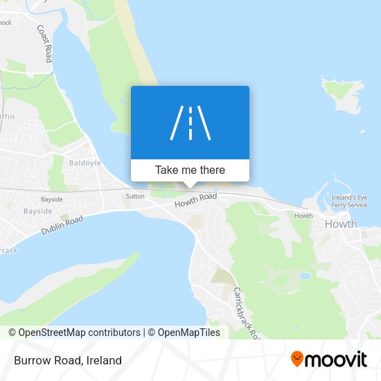 Burrow Road map