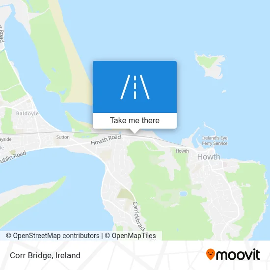 Corr Bridge map