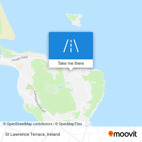 St Lawrence Terrace map