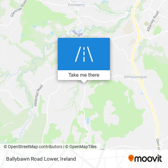 Ballybawn Road Lower map