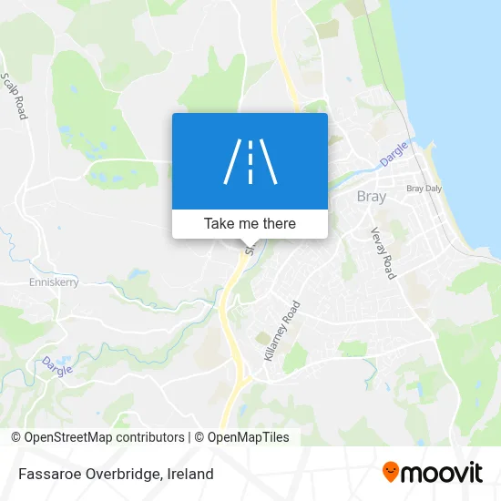 Fassaroe Overbridge map