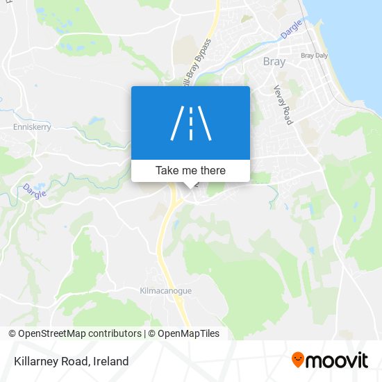 Killarney Road map