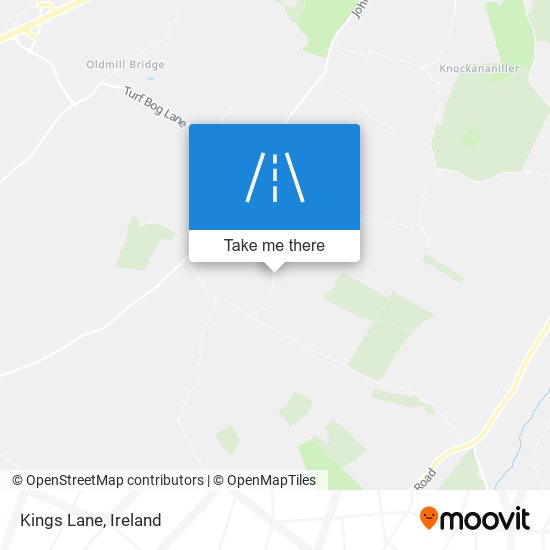 Kings Lane map