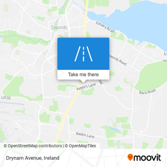 Drynam Avenue map