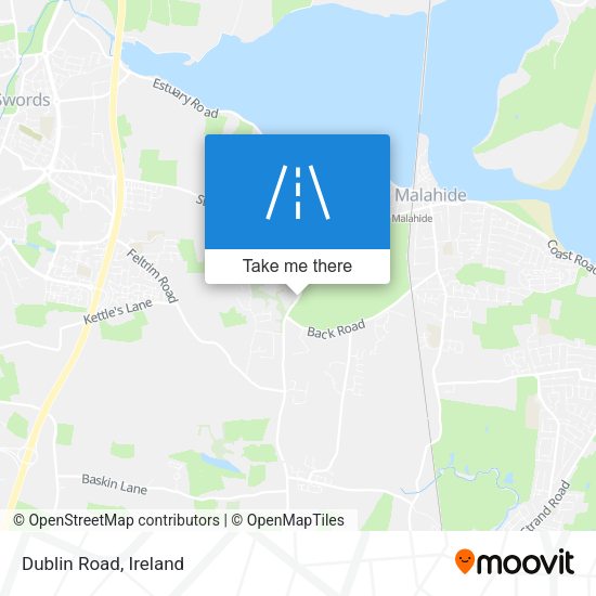 Dublin Road map