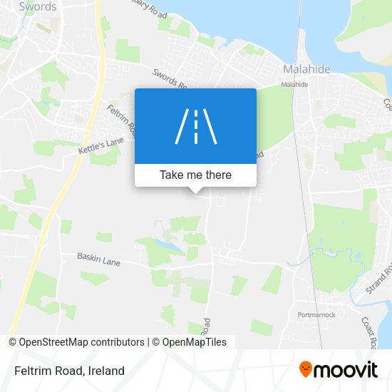 Feltrim Road map