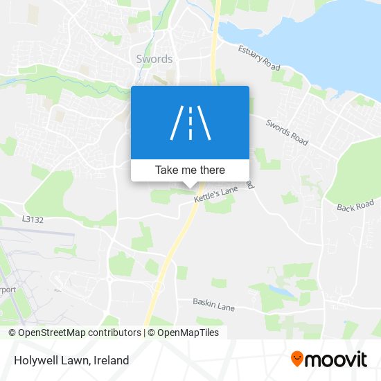 Holywell Lawn map