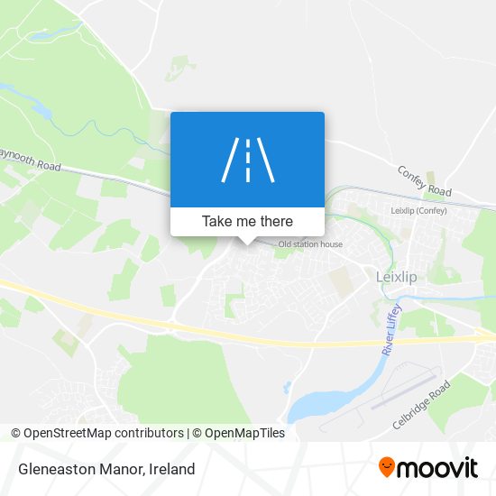Gleneaston Manor map