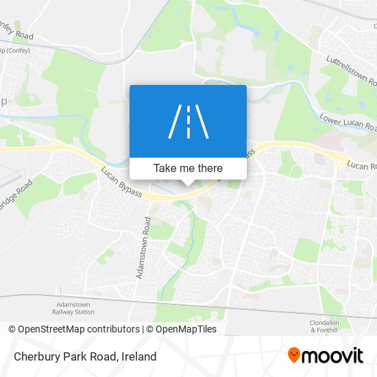 Cherbury Park Road map