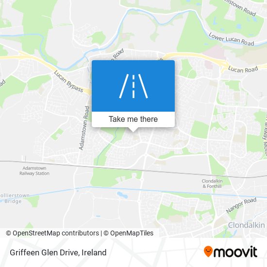 Griffeen Glen Drive map