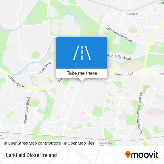 Larkfield Close map