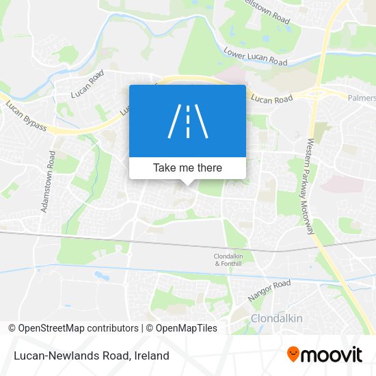 Lucan-Newlands Road map