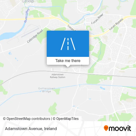 Adamstown Avenue map