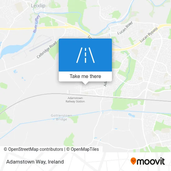Adamstown Way map