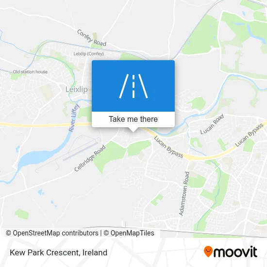 Kew Park Crescent map