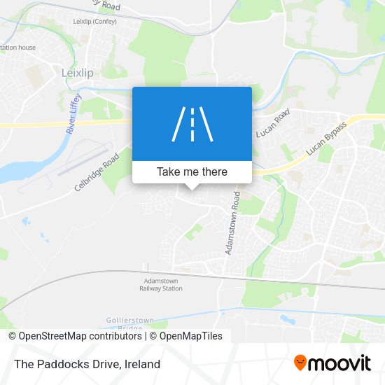 The Paddocks Drive map