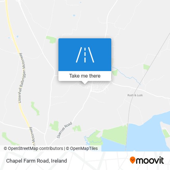 Chapel Farm Road map
