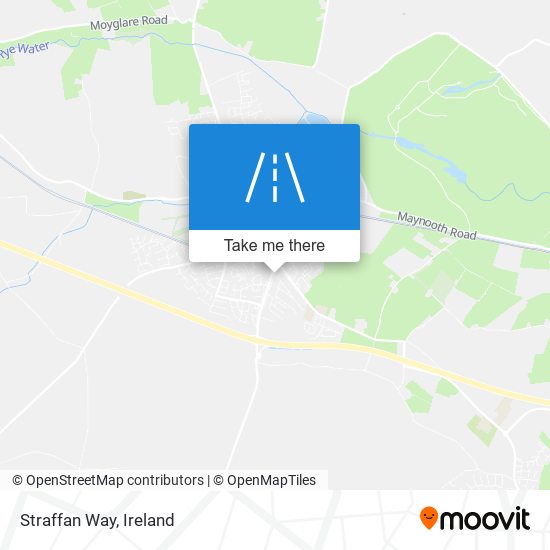 Straffan Way map