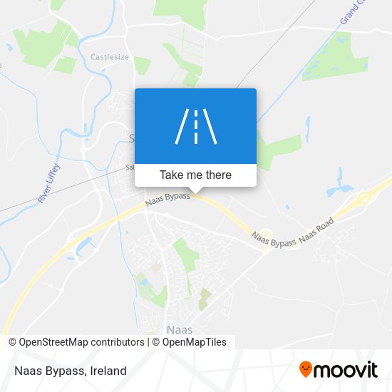 Naas Bypass map