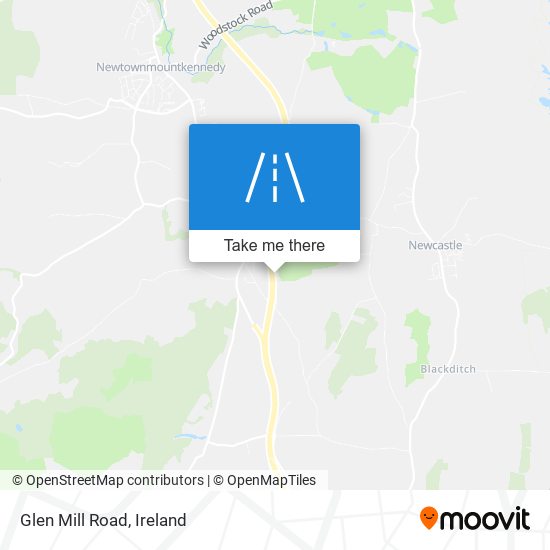 Glen Mill Road map