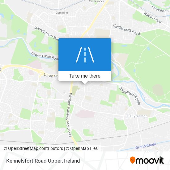 Kennelsfort Road Upper map
