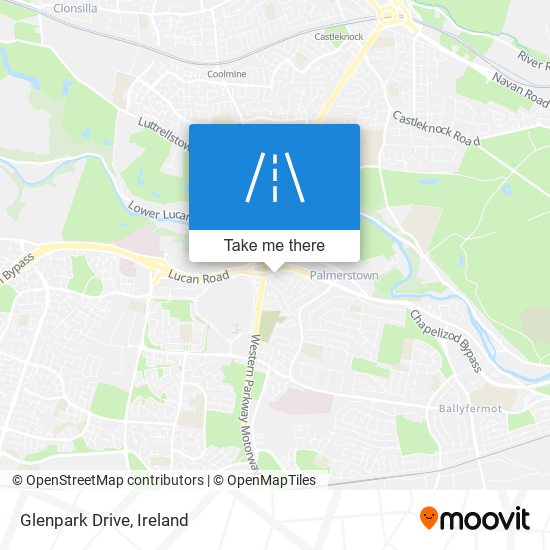 Glenpark Drive map