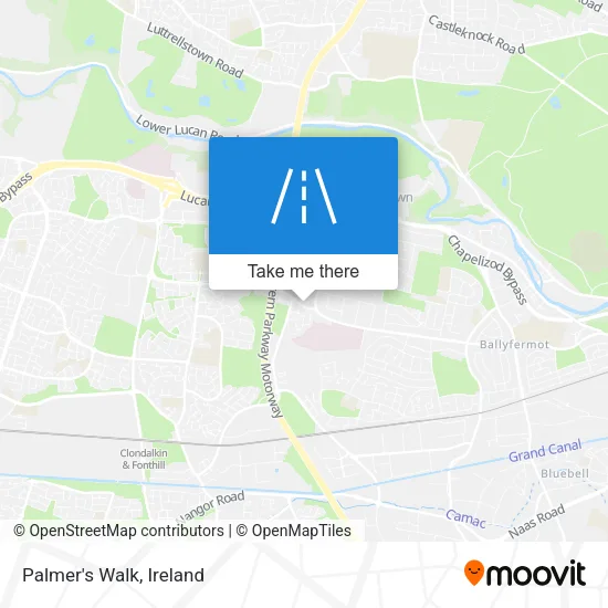 Palmer's Walk map