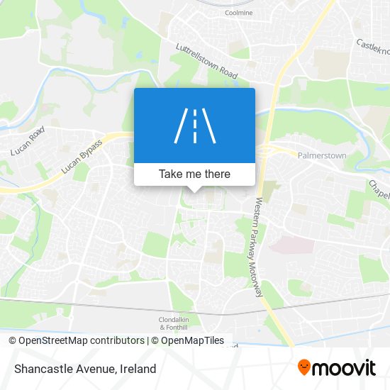 Shancastle Avenue map
