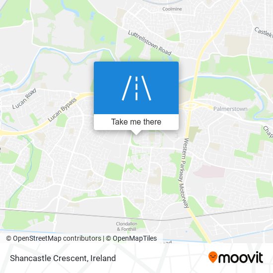 Shancastle Crescent map