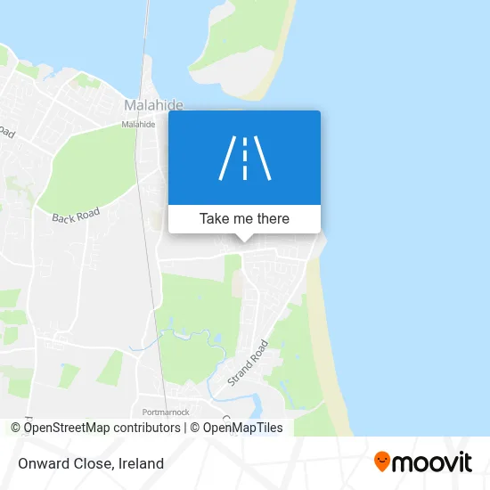 Onward Close map