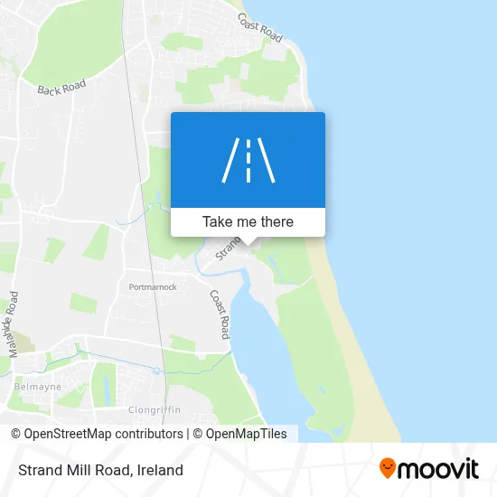 Strand Mill Road map