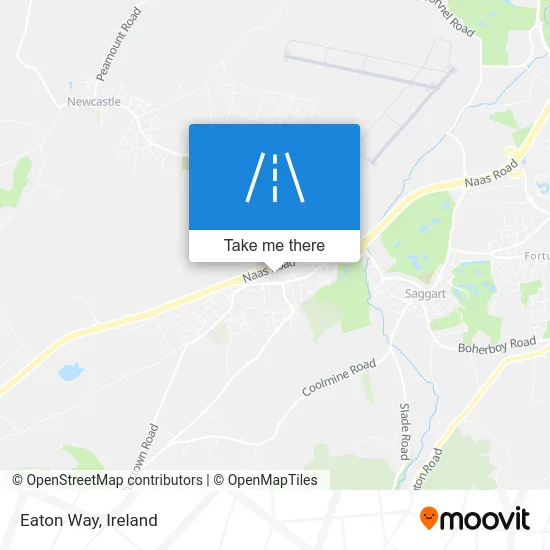 Eaton Way map
