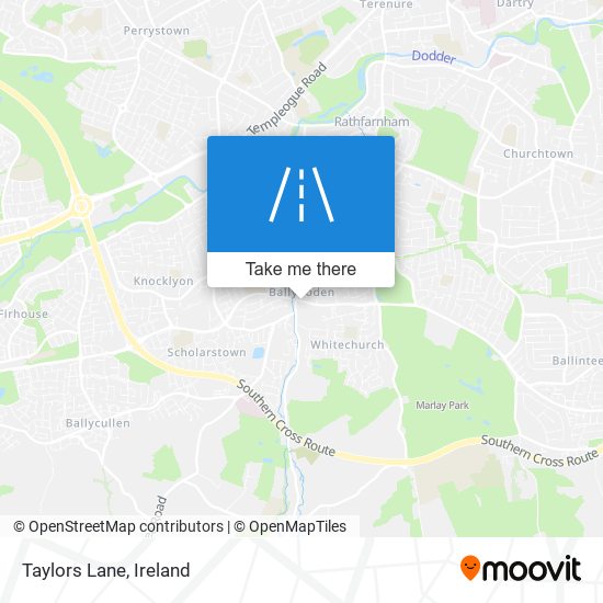 Taylors Lane map