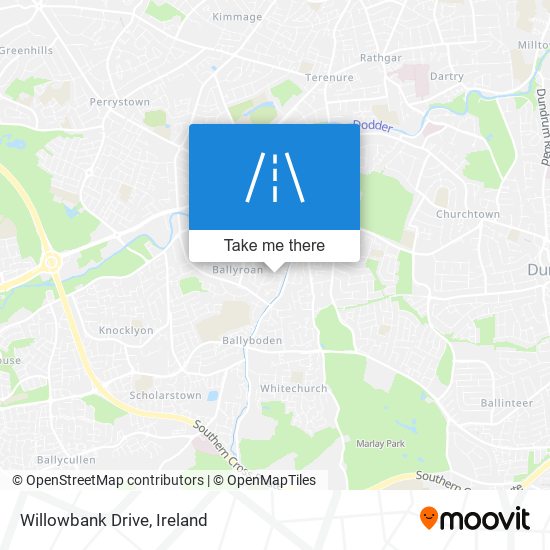 Willowbank Drive map