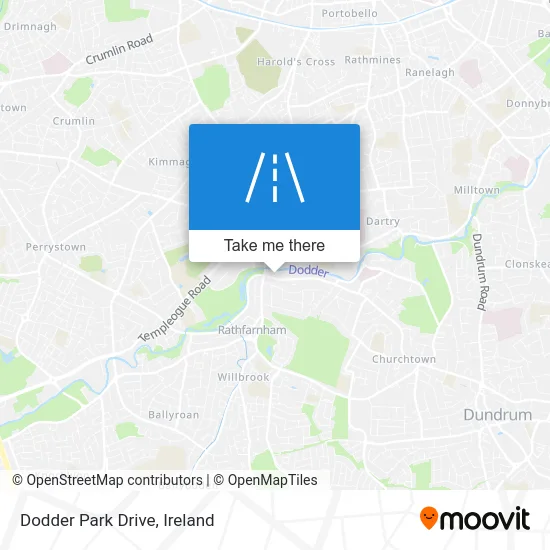 Dodder Park Drive map