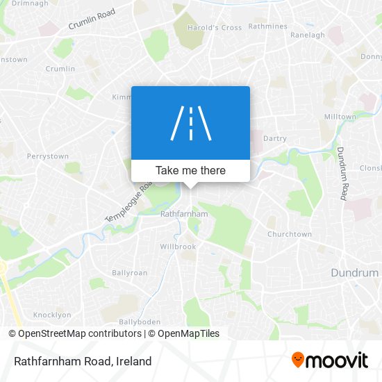 Rathfarnham Road map